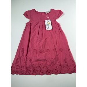 Beebay‎ Beebay Kids Pink Embroidered Dress 18-24 Months Height 92 Cm Cotton